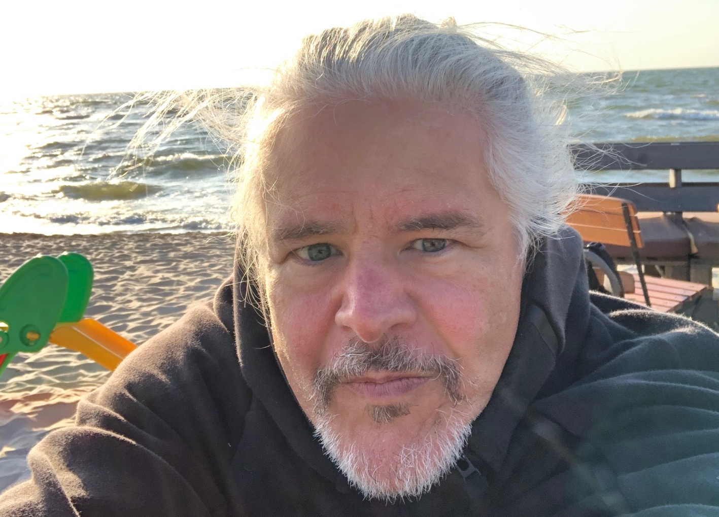 Markus Esser at the beach